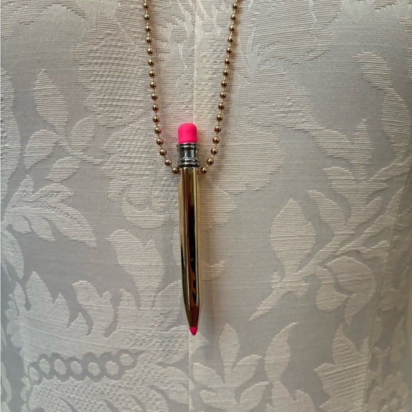 NWT Betsey Johnson Pencil Necklace โ๏ธ๐ - Picture 5 of 10